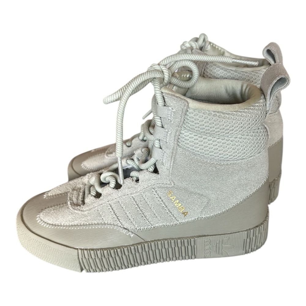 Adidas Samba Boot in halo green/ feather grey